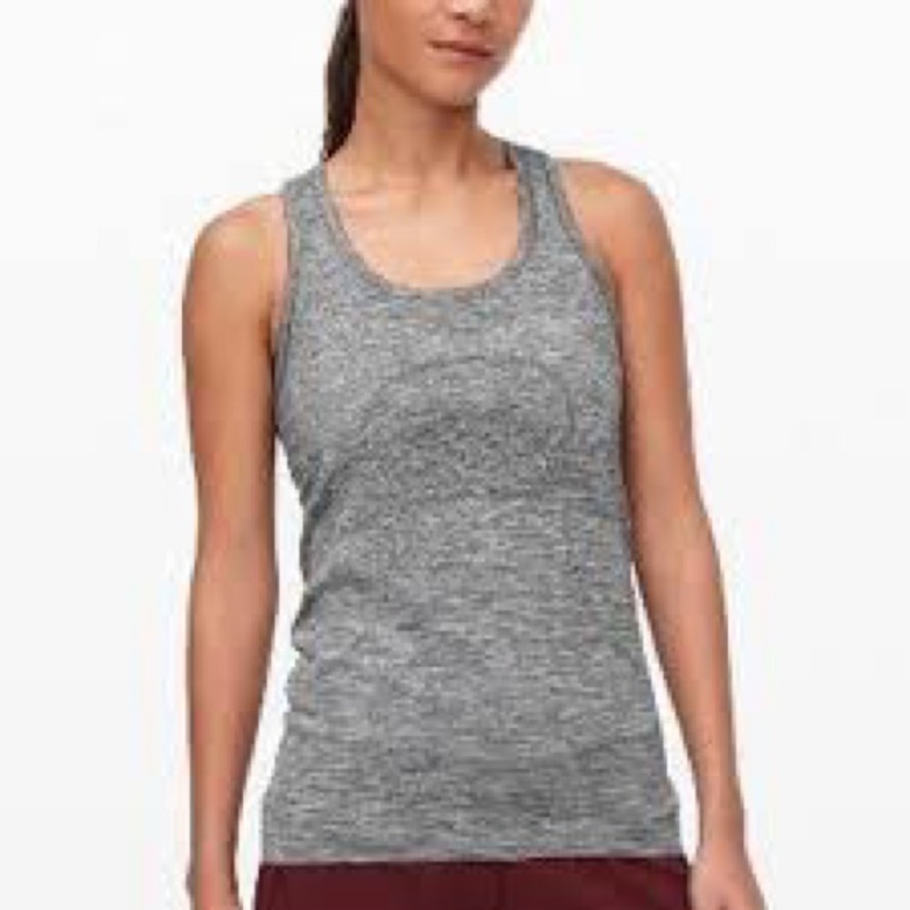 Lululemon Swiftly Tech Racerback Tank - Gray size 4